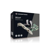 Conceptronic SRC01G - PCIe - RS-232 - PCIe 1.1 - Grün - China - 2,5 Gbit/s