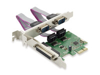 Conceptronic SPC01G - PCIe - Parallel - RS-232 - PCIe 1.1 - Grün - China - 2,5 Gbit/s