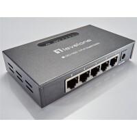 LevelOne GEU-0523 - Unmanaged - Gigabit Ethernet (10/100/1000) - Wandmontage