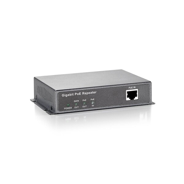 LevelOne Gigabit PoE Repeater - Kaskadier - Netzwerk-Repeater - 100 m - 1000 Mbit/s - Voll - Halb - 10/100/1000Base-T(X) - IEEE 802.3af - IEEE 802.3x