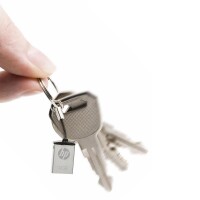 HP v222w - 32 GB - USB Typ-A - 2.0 - 14 MB/s - Ohne Deckel - Silber