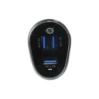 Conceptronic CARDEN 3-Port 31.5W USB-KFZ-Ladegerät -...