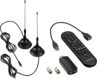 TerraTec T5 - DVB-T - USB - Schwarz - 2 Signalempfänger - 480 mA - 72 mm
