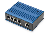 DIGITUS 4 Port Gigabit Netzwerk PoE Switch, Industrial,...
