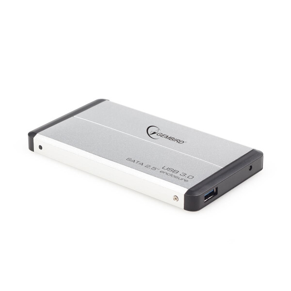 Gembird EE2-U3S-2-S - HDD-Gehäuse - 2.5 Zoll - SATA - USB Anschluss - Silber