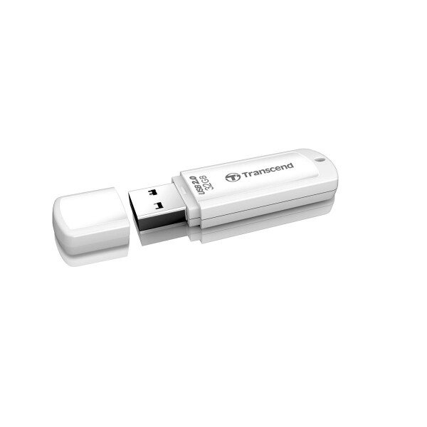 Transcend JetFlash elite 32GB JetFlash 370 - 32 GB - USB Typ-A - 2.0 - Kappe - 8,5 g - Weiß