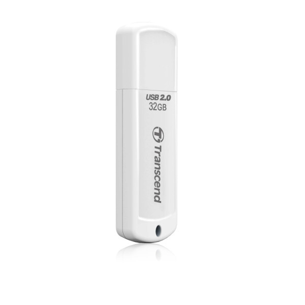 Transcend JetFlash elite 32GB JetFlash 370 - 32 GB - USB Typ-A - 2.0 - Kappe - 8,5 g - Weiß