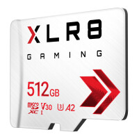 PNY XLR8 microSDXC Gaming Class 10 U3 V30 512GB -...