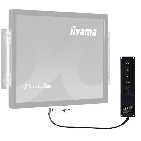 Iiyama RC TOUCHV01 - Monitor - Kabelgebunden - Drucktasten - Schwarz