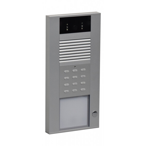 WANTEC Monolith B IP T4C - Silber - Aluminium - Tasten - Senkrecht - 10,100 Mbit/s - 10/100Base-T(X)