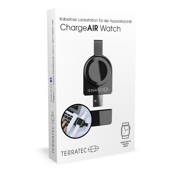 TerraTec ChargeAIR Watch - Indoor - USB - Schwarz