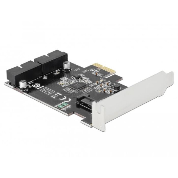 Delock 90387 - PCIe - USB 3.2 Gen 1 (3.1 Gen 1) - China - 5 Gbit/s - Windows 10 Education x64 - Windows 10 Enterprise x64 - Windows 10 Home x64 - Windows 10 Pro x64,... - Karton mit Aufhänger