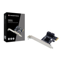 Conceptronic CSATA600EXI - PCIe - SATA - eSATA - Schwarz - China - ASMedia ASM1061 - 6 Gbit/s