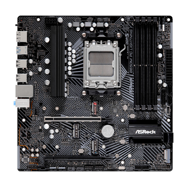 ASRock B650M PG Lightning AM5 mATX DDR5 - AMD Sockel AM5 (Ryzen Zen4)