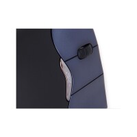 Bakker Evoluent4 Mouse Wireless (Right Hand) - rechts - Vertikale Ausführung - Laser - RF Wireless - 2600 DPI - Schwarz - Blau