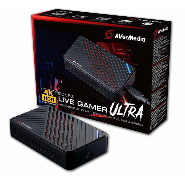 AVer AVerMedia GC553 - Schwarz - 3840 x 2160 Pixel - Spielekonsole - PC - 120 fps - 1080p - 1440p - 2160p - AAC