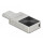 Delock 54085 - 128 GB - USB Typ-C - 3.2 Gen 1 (3.1 Gen 1) - 100 MB/s - Ohne Deckel - Silber