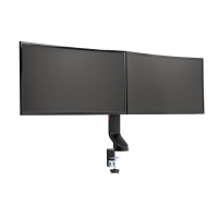 Kensington SmartFit® Platzsparender Dual Monitorarm - Klemme /Bolzen - 8 kg - 68,6 cm (27 Zoll) - Höhenverstellung - Schwarz