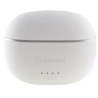 Intenso White Buds T302A - True Wireless Stereo (TWS) - Anrufe/Musik/Sport/Alltag - Kopfhörer - Weiß
