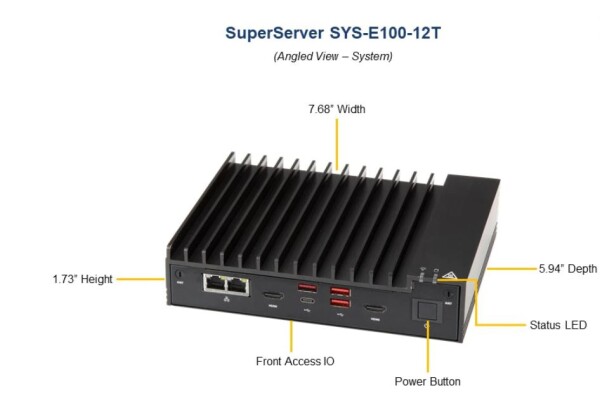 Supermicro SuperServer E100-12T-L - Barebone - Core i3