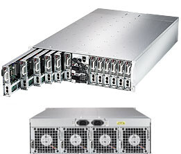 Supermicro MicroCloud SuperServer 5039MS-H12TRF - 12 Knoten - Cluster