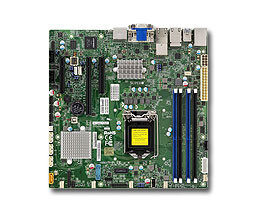 Supermicro X11SSZ-TLN4F - Mainboard - Mikro-ATX