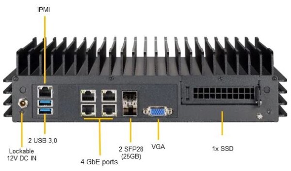 Supermicro Compact Server SP Intel FCBGA2227 SATA IoT - Server-Barebone - Xeon D