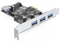 Delock PCI Express Card > 3 x external + 1 x internal...