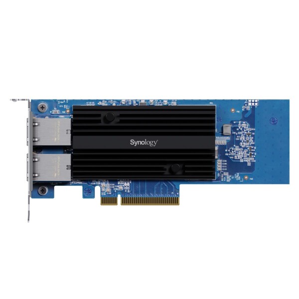 Synology E10G30-T2 - Eingebaut - Kabelgebunden - PCI Express - Ethernet - 10000 Mbit/s - Blau - Mehrfarbig