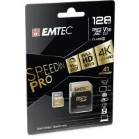 EMTEC SpeedIN PRO - 128 GB - MicroSDXC - Klasse 10 -...