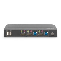 DIGITUS - DS-12874 - KVM Switch 2 Port HDMI 4K USB