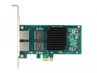 Delock PCI Express x1 Karte 2 x RJ45 Gigabit LAN i350 - Eingebaut - Kabelgebunden - PCI Express - Ethernet - 4000 Mbit/s