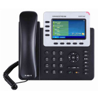 Grandstream GXP2140 - IP-Telefon - Schwarz - Kabelgebundenes Mobilteil - 4 Zeilen - LCD - 10,9 cm (4.3 Zoll)