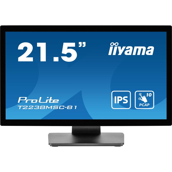 Iiyama 22iW LCD Bonded Projective Capacitive 10-Points Touch Full HD Bezel Free - Flachbildschirm (TFT/LCD) - 8 ms