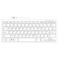 R-Go Compact R-Go Tastatur - QWERTY (UK) - schwarz - kabelgebunden - Mini - Kabelgebunden - USB - QWERTY - Schwarz