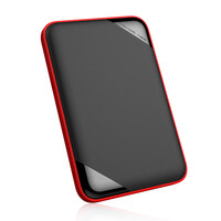 Silicon Power Armor A62 - 5 TB - 2.5" - 3.2 Gen 1 (3.1 Gen 1) - Schwarz - Rot