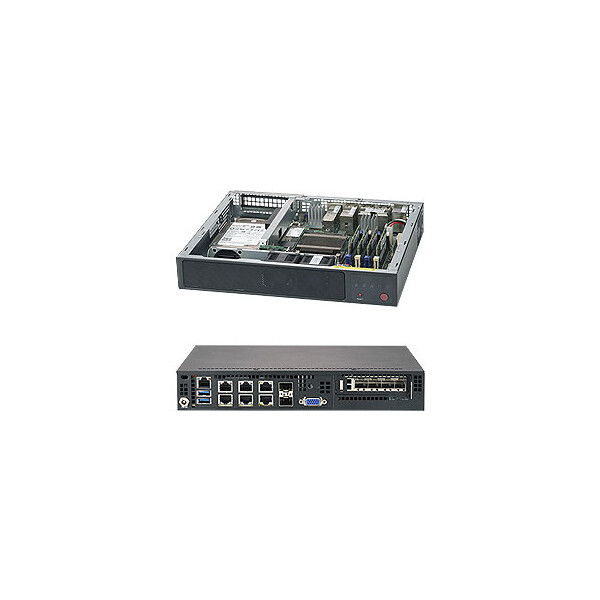 Supermicro SuperServer E300-9A-16CN8TP - Intel SoC - BGA 1310 - Intel Atom® - 2 GHz - 16 MB - 256 GB