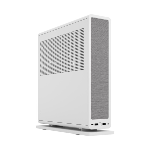 Fractal Design Geh Ridge White mITX - Gehäuse - Mini-ITX