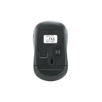 Equip Optische Mini Maus kabellos - Beidhändig - Optisch - RF Wireless - 1600 DPI - Schwarz