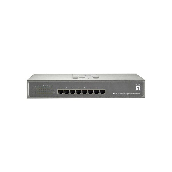 LevelOne GEP-0822 - Gigabit Ethernet (10/100/1000) - Power over Ethernet (PoE) - Rack-Einbau