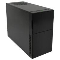 Nanoxia Deep Silence 4 - Mini Tower - PC - Schwarz - micro ATX - Mini-ITX - Stahl - 16 cm