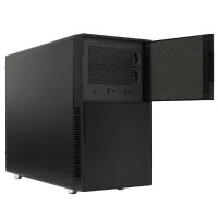 Nanoxia Deep Silence 4 - Mini Tower - PC - Schwarz - micro ATX - Mini-ITX - Stahl - 16 cm