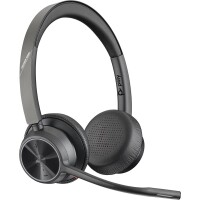 Poly Voyager 4320 USB-A Headset +BT700 Dongle - für Microsoft Teams zertifiziert - Verkabelt & Kabellos - Büro/Callcenter - 20 - 20000 Hz - 162 g - Kopfhörer - Schwarz