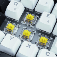 Sharkoon SKILLER SGK50 S3 wei. FR-Layout. Gateron Yellow - Tastatur - 85 Tasten