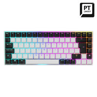 Sharkoon SKILLER SGK50 S3 wei. PT-Layout. Gateron Yellow - Tastatur - 85 Tasten