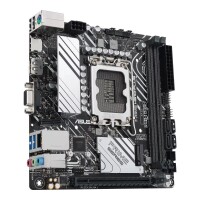 ASUS PRIME H610I-PLUS-CSM - Intel - LGA 1700 - Intel® Celeron® - Intel® Core™ i3 - Intel® Core™ i5 - Intel® Core™ i7 - Intel® Core™ i9,... - DDR5-SDRAM - 96 GB - DIMM