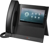 Poly CCX 600 Business-Medientelefon für Microsoft Teams und PoE-fähig - IP-Telefon - Schwarz - Kabelgebundenes Mobilteil - Tisch/Wand - Android - Digital