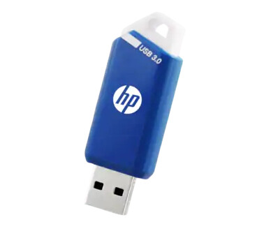 HP x755w - 128 GB - USB Typ-A - 3.2 Gen 1 (3.1 Gen 1) - 75 MB/s - Dia - Blau - Weiß