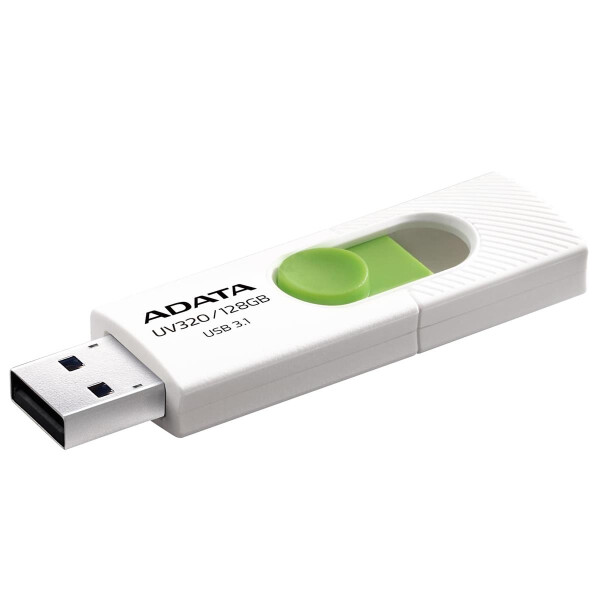 ADATA UV320 - 128 GB - USB Typ-A - 3.2 Gen 1 (3.1 Gen 1) - Dia - 7,9 g - Grün - Weiß