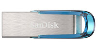 SanDisk Ultra Flair - 32 GB - USB Typ-A - 3.2 Gen 1 (3.1 Gen 1) - 150 MB/s - Ohne Deckel - Blau - Silber